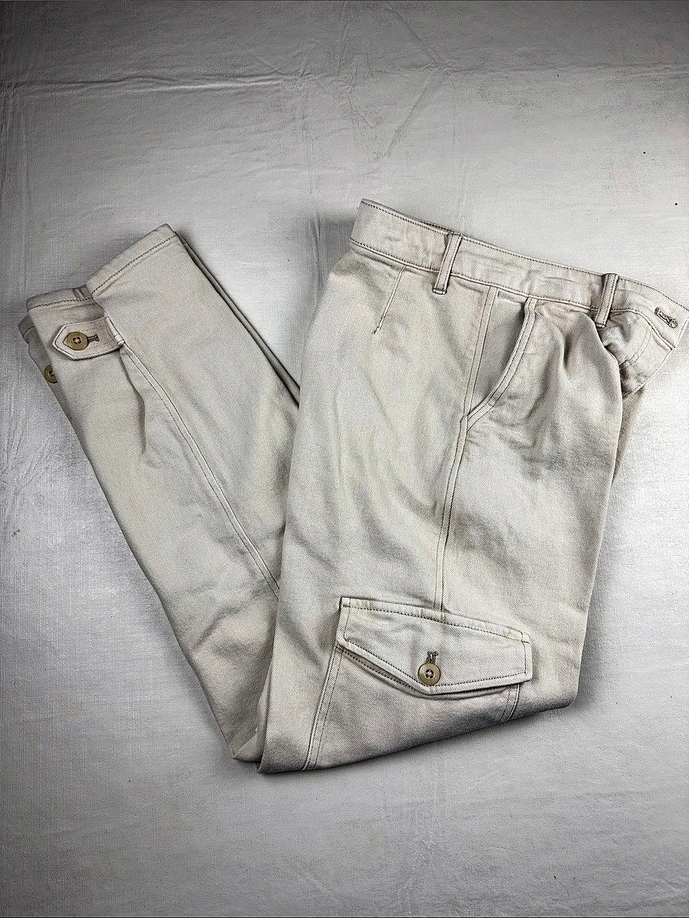 witfred free Women's Birch Modern Cargo Pants Straight Leg Button Fly Size 4